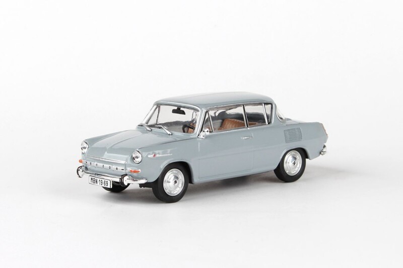 Abrex Škoda 1100 MBX 1:43 Šedá Námořní